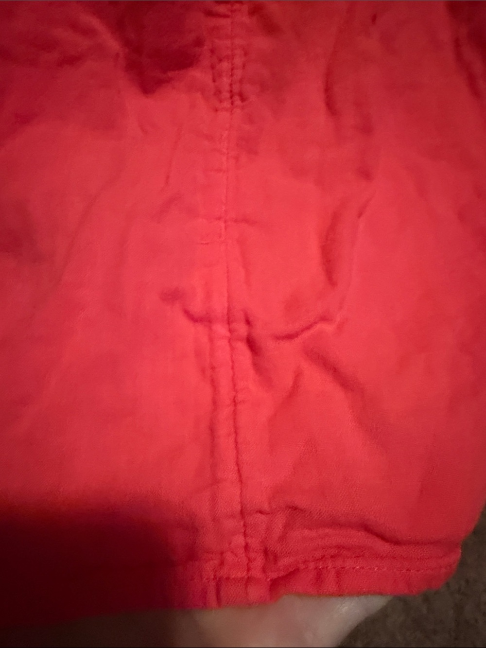 Strapless Bow-Front Maxi Dress in Coral Red - Picture 8 of 9